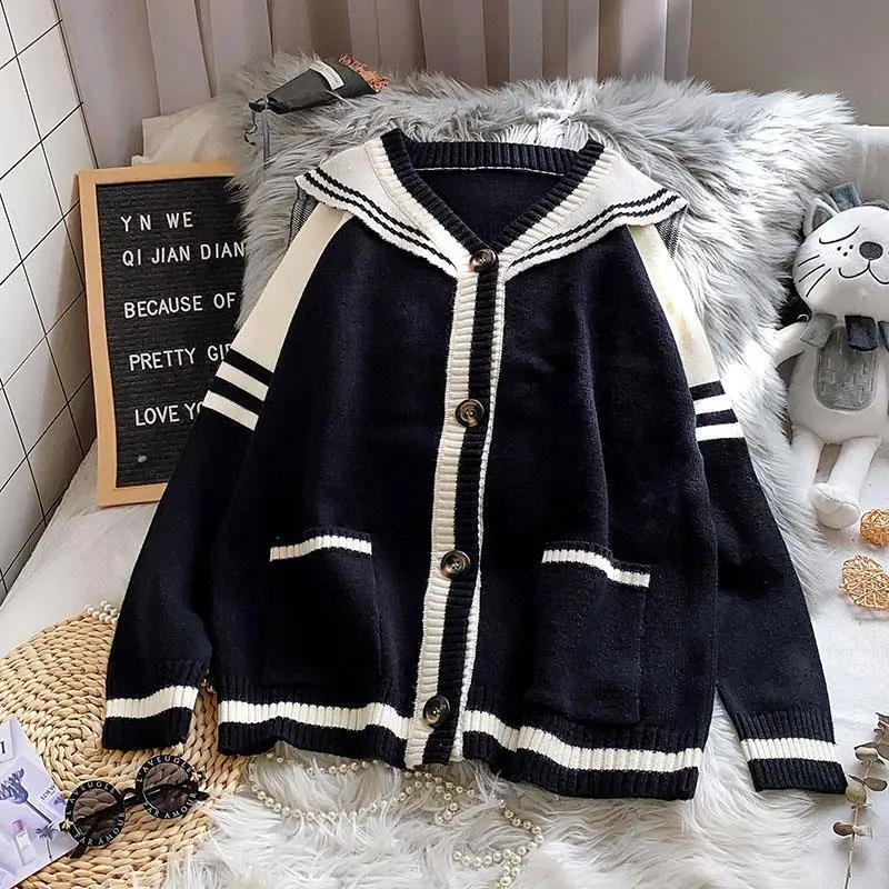 

Sweater Cardigan Women 2020 New Style Autumn Loose Top Knitwear Women
