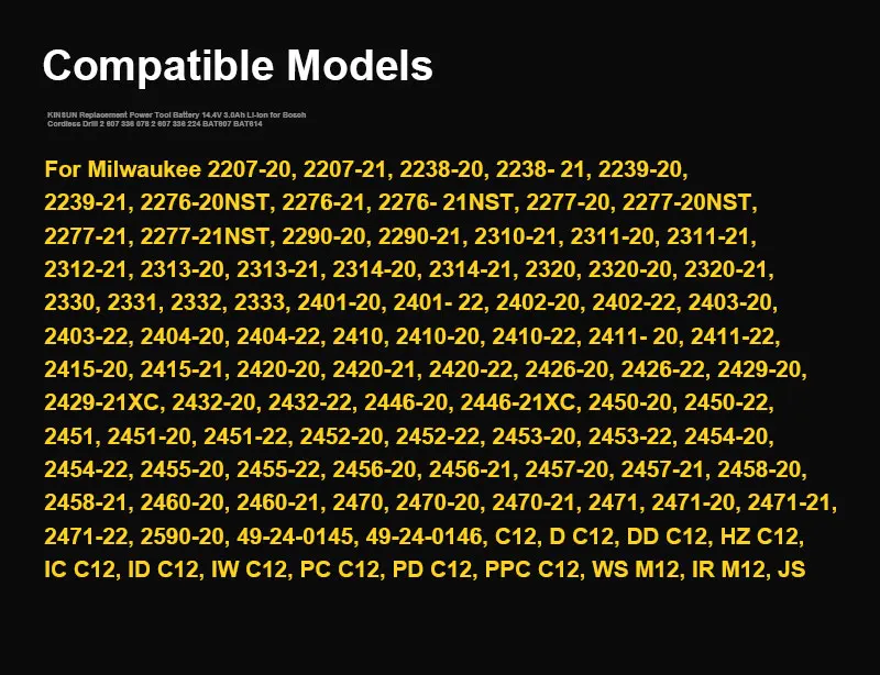 KINSUN 2-замена батарей Мощность инструмент Батарея 12V 1.5Ah Li-Ion для Милуоки Аккумуляторная дрель M12 48-11-2401 48-11-2402 C12 BX