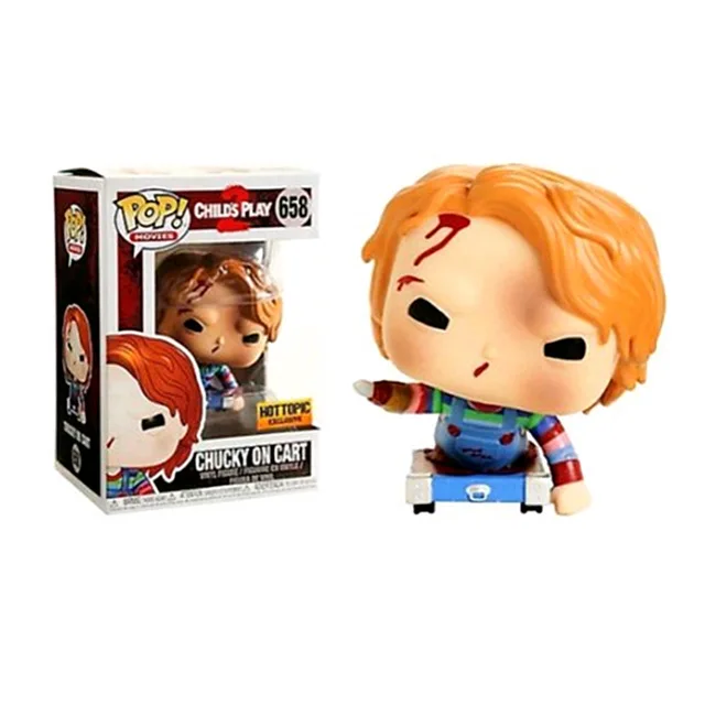 with box 658 FUNKO POP Новое поступление Чаки Billy Tiffany Chapter One фигурка Коллекционная модель игрушки для Хэллоуина рождественские подарки - Цвет: with box 658