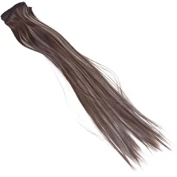 

Women Human Hair Clip In Hair Extensions 7pcs 70g 20inch Camel-brown + Gold-brown