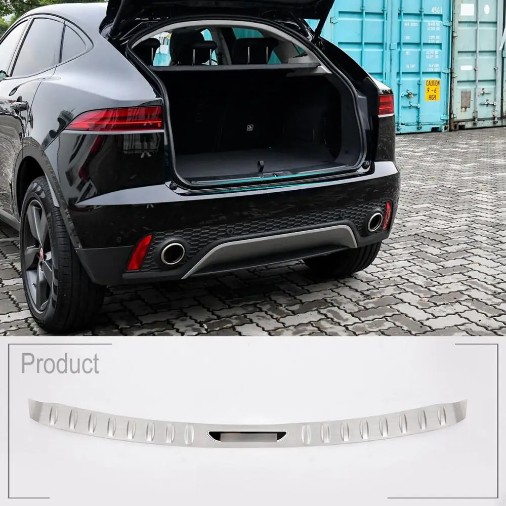 

Stainless Steel Bright Style Car Chrome Exterior Tail Door Decoration Strip Trim Accessories For Jaguar E-PACE