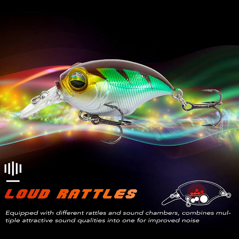 Banshee High Quality New Crankbaits Fishing Lure Wobblers For Pike Bass Perch Baits For Trolling Minnow Wobbler Floating 42mm 8g