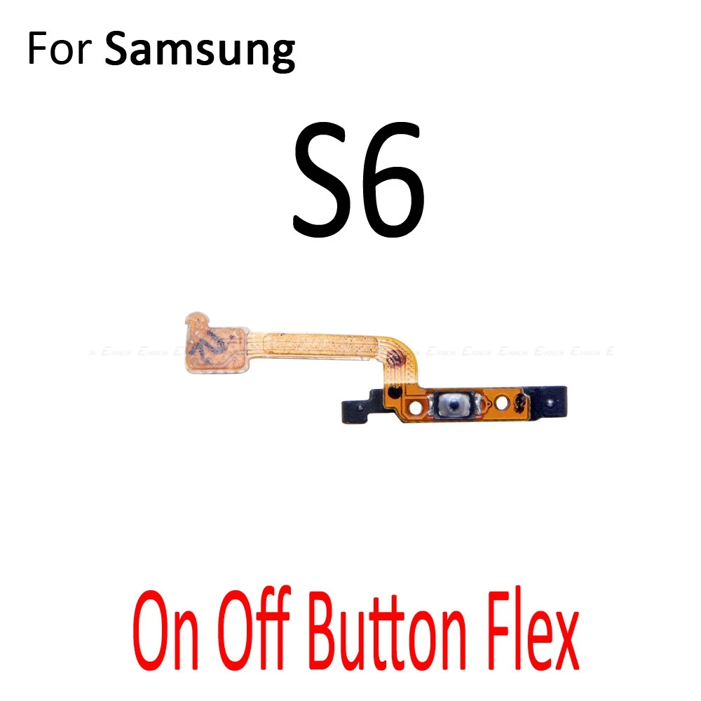 Кнопка включения кнопки включения Кнопки громкости гибкий кабель для Samsung Galaxy S6 Edge Note 4 5 8 9 - Цвет: S6 On Off Flex