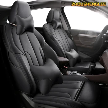 

ZHOUSHENGLEE Custom real leather car seat cover for HAVAL H6 H1 H2 H3 H5 H8 H9 H7 H4 F5 H2S M6 Automobiles Seat Covers car seats