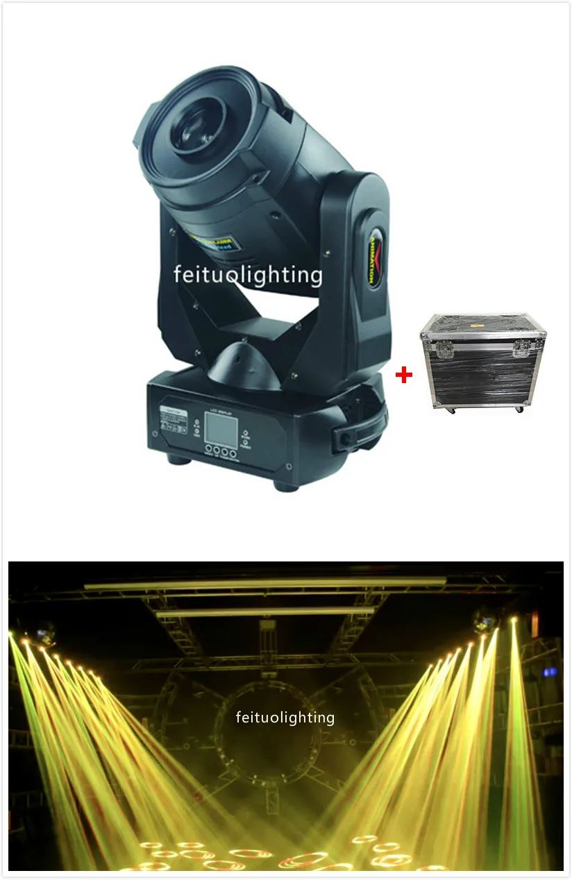 E-4/lot with case Professional stage disco laser 2w rgb colorful rotating moving head laser light for dj party decoration