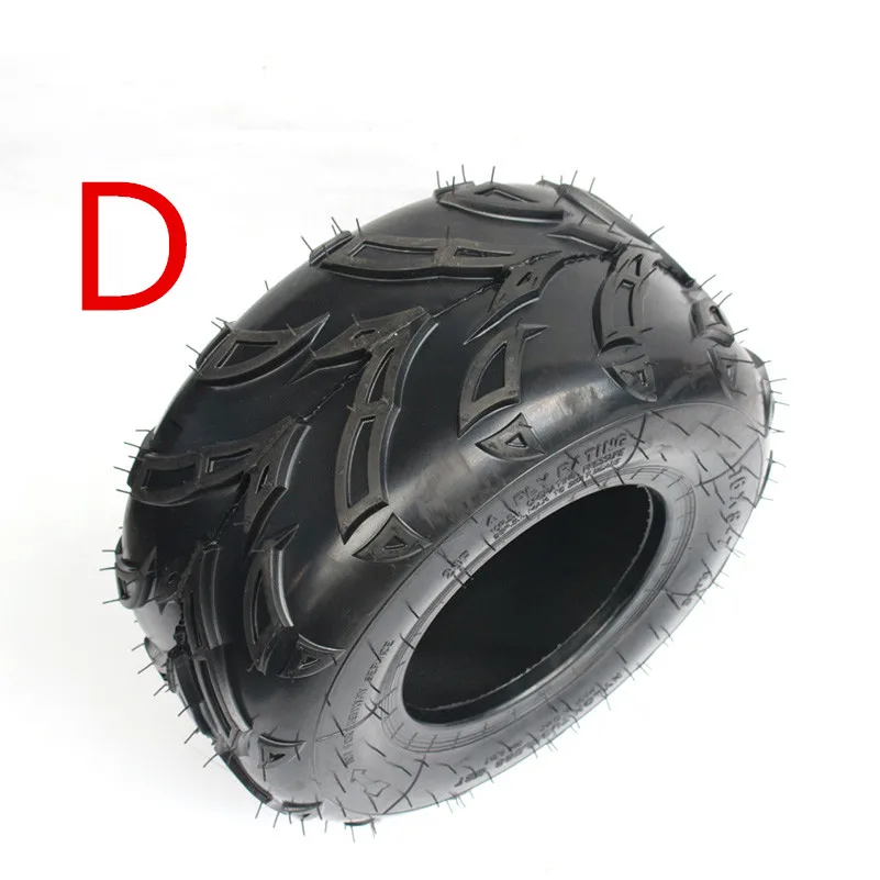 GO KART 16X8-7 дюймовые бескамерные шины 16*8-7(200/55-7) шины шоссейные шины износостойкие шины для колес для картинга детская коляска ATV UTV - Цвет: only D