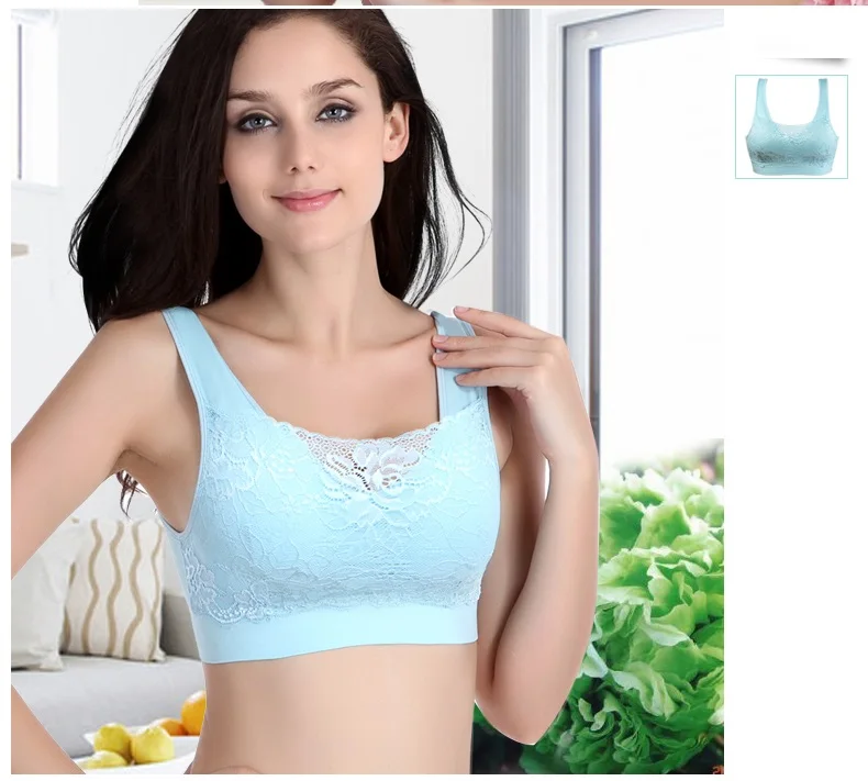 Breast form Underwear Yoga bra designed with pocket spport bra breast  Running Bras Lace Breasts - AliExpress