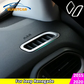 

Car Air Vent Cover Fit for Jeep Renegade LHD 2015 2016 2017 2018 2019 2020 Interior Air Vent Dashboard Cover Trim Outlet Sticker