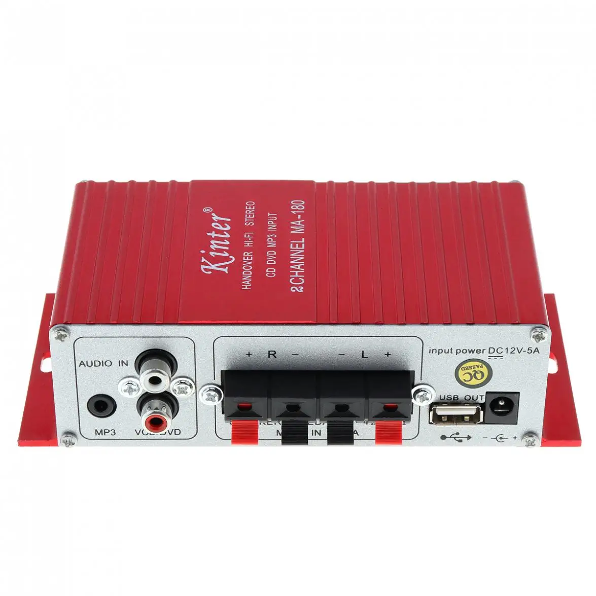 Прочный, Hi-Fi, 12V мини зарядных порта USB для автомобиля домой мотоцикл Лодка стерео аудио Авто Мощность Усилитель 2 канальный цифровой Wi-Fi радиоприемник усилитель DVD MP3 Вход