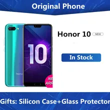 DHL Быстрая Honor 10 4G LTE мобильный телефон Kirin 970 Android 8,1 5,8" ips 2280X1080 6 Гб ram 128 ГБ rom МП NFC