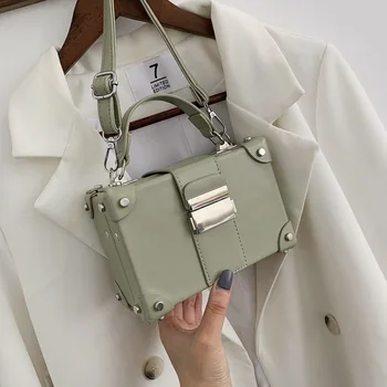 

Female New Handbag Shoulder Crossover Shoulder Bag/Hand Bag Square Sling Bag