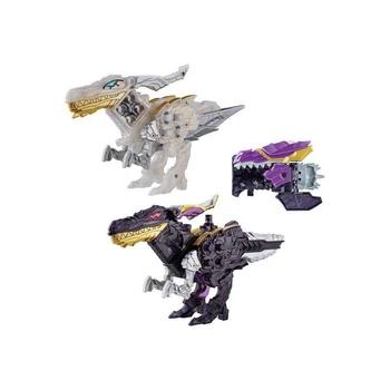 

Super Sentai Action Figure KISHIRYU SENTAI RYUSOULGER Black and White Dragon SHADOWRAPTOR SHINERAPTOR Can Be Deformation