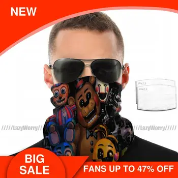 

Five Nights At Freddy Mouth Face Mask FNAF 2 Animatronics Facial Mask Cool with 2 Filters Fashion Adult Mask
