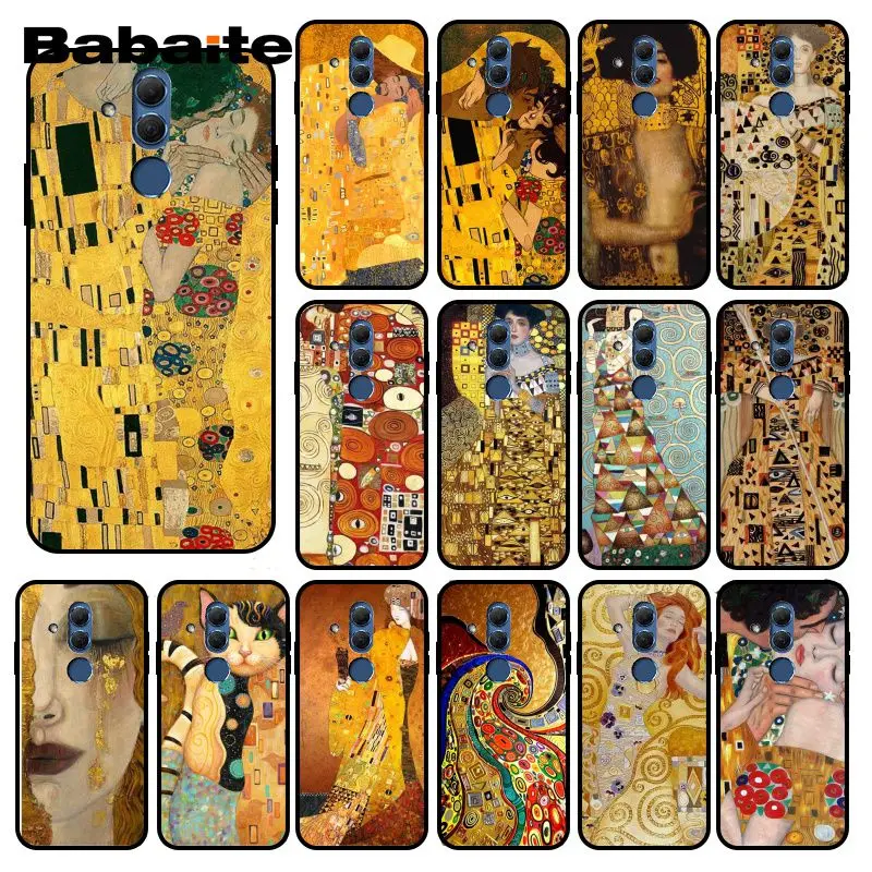 Babaite the kiss Gustav Klimt Painting Phone Case for Huawei Mate 10 20 Lite 20X Mate20 Pro Mate9 Nova3 3i | Мобильные телефоны и
