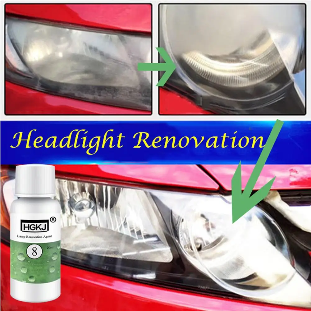 50ML Car Headlight Glass Repair Coating Solution Repair Kit Oxidation Rearview Coating Headlight