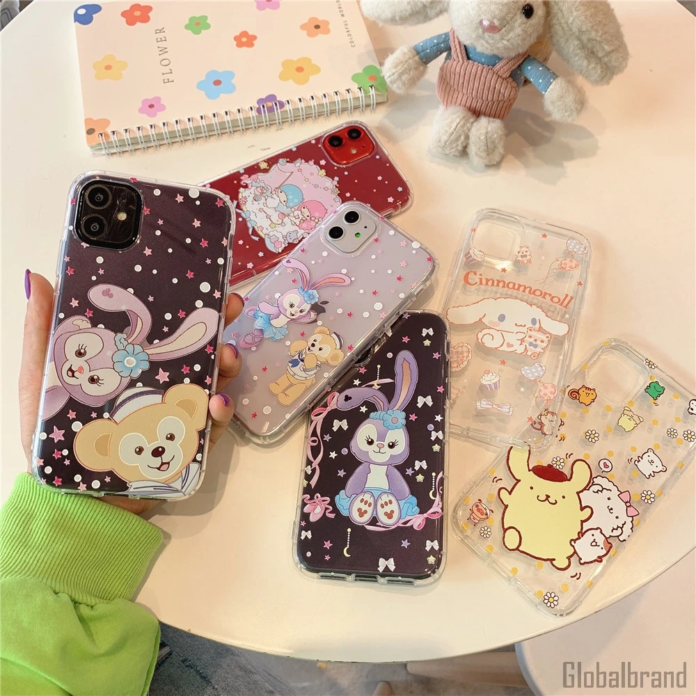 Милый мультяшный чехол Duffy stellalou для Apple iPhone 11 Pro X XS Max XR 7 8 6 S Plus прозрачный мягкий из