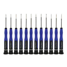 Многофункциональная отвертка упакованы Комбинации Изолированная ручка Сильный магнитный бит 12-в-одном для мобильных телефонов, компьютеров, Disassembl