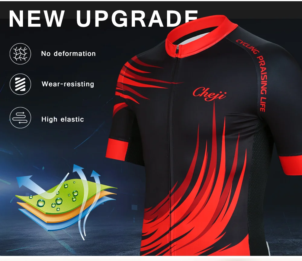 荆棘黑红短上衣男款_05