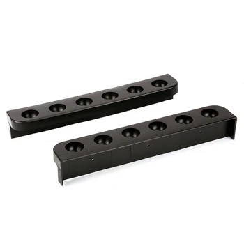 

Tool Storage 6 Holes Billiard Pool Stick Snooker Stand Professional Accessories Cue Rack Holder Space Saving Durable Wall Mount