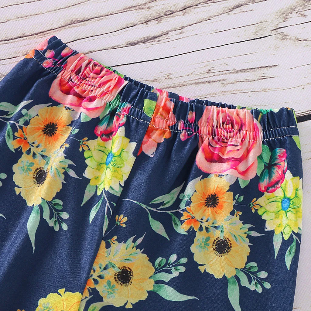 Newborn Baby Girl clothes Set Cotton Print Long Sleeve Floral Tops+Pants+Headband 3Pcs Outfit Autumn infant Toddler Girl Clothes
