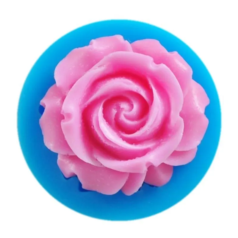 

1PCS Random Color New 3D Silicone ROSE Soap Mold Handmade Soap Mold/silicone Mold/soap Silicone Soap Cake Mold