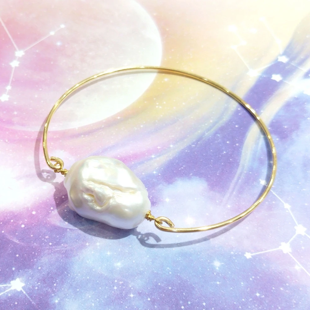 Lily Jewelry Настоящее барокко Жемчуг Браслет для женщин подарок Прямая поставка