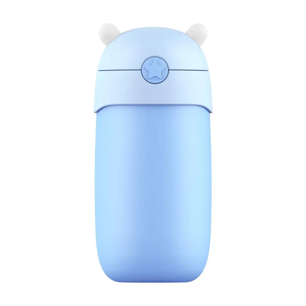 Синий Оригинальная чашка xiaomi mi rabbit, Детская кружка, милая форма, 6 часов, изоляция, холодное питание, контакт, класс материала, нержавеющая сталь 316L - Цвет: Синий