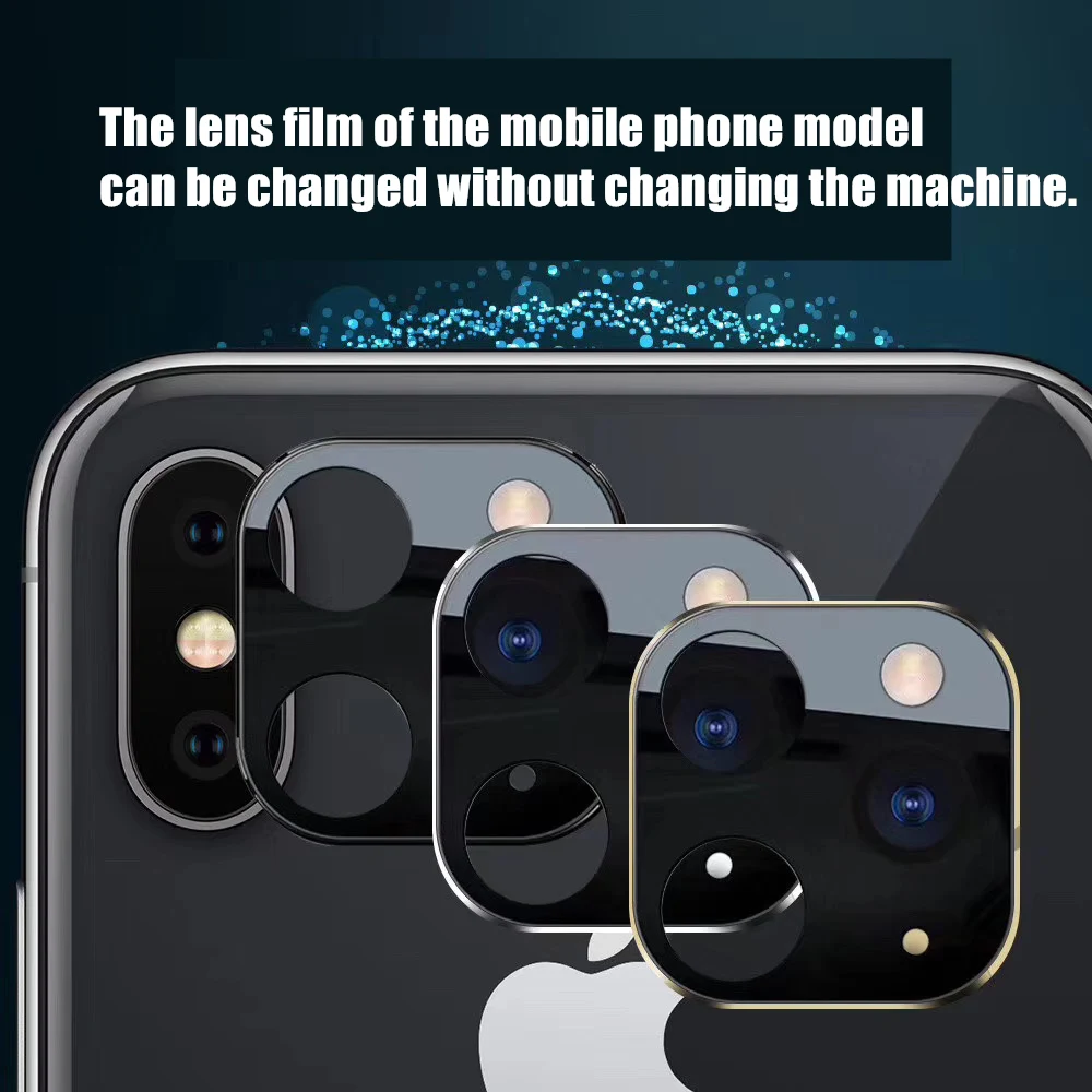 Линза секунд для iPhone 11 Pro Роскошный металлический алюминиевый защитный кольцевой чехол для iPhone X XS XR MAX Защитная крышка для объектива
