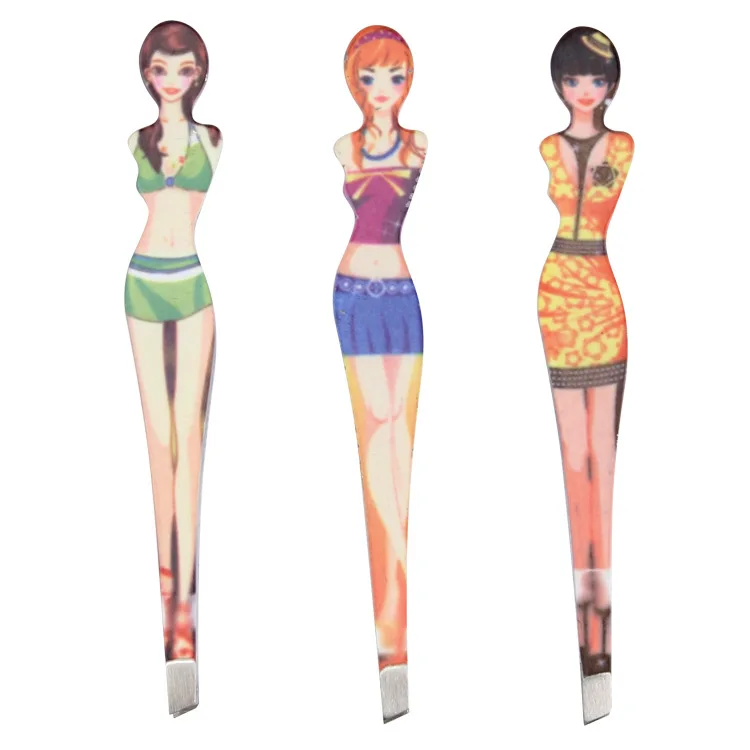 1 шт. Профессиональный пинцет для бровей из нержавеющей стали инструменты