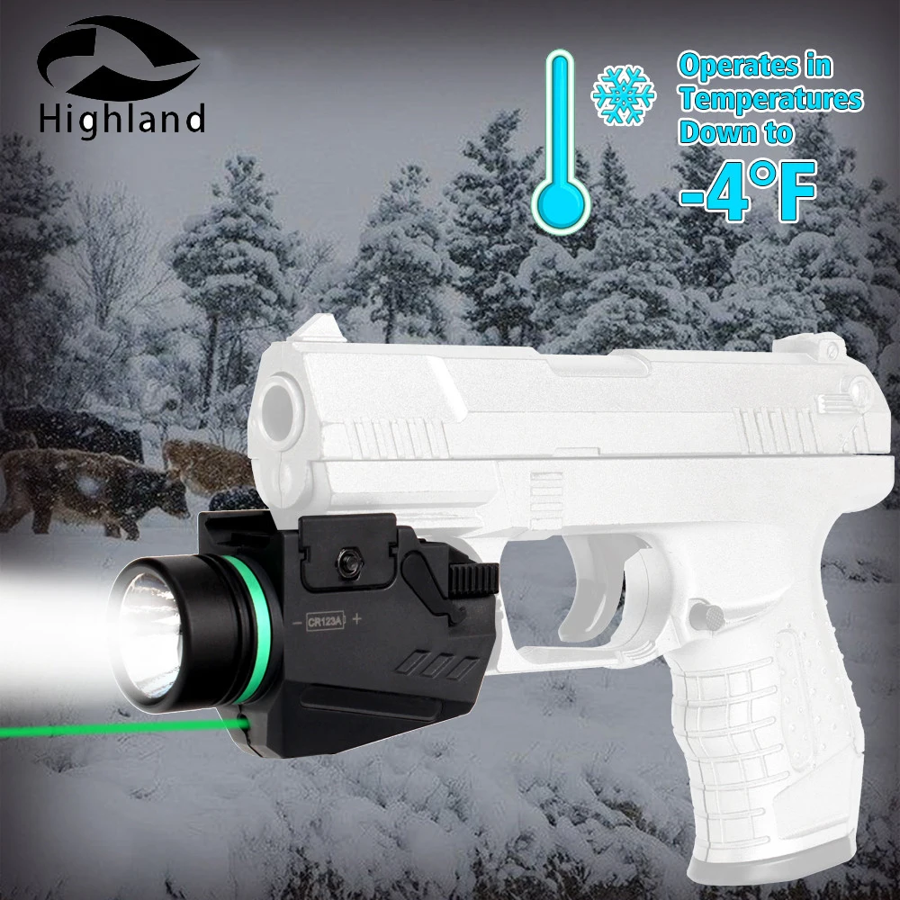 

Tactical Hunting Integrated Combo Red Green Laser Sight LED Flashlight Combo for Weaver Picatinny Rail Mount
