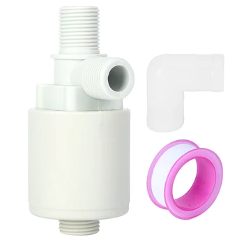 

Floating Ball Valve Male Thread Inlet Tank Automatic Water Level Control Plastic Close Pipe Hose Tube Fittings /2in