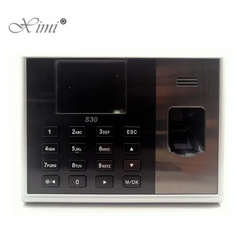 

TCP/IP USB Fingerprint Time And Attendance Systems 3 Inch Color Screen With RFID Card Reader Hot Device S30 Time Attendance