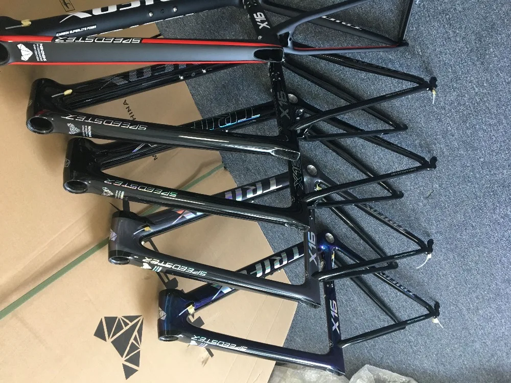 Clearance Trifox Customized 2019 newly carbon road frame carbon fibre racing bicycle frame glossy matte BSA BB68 for DI2 Mechanical frame 6 Clearance Trifox Customized 2019 newly carbon road frame carbon fibre racing bicycle frame glossy matte BSA BB68 for DI2 Mechanical frame 6