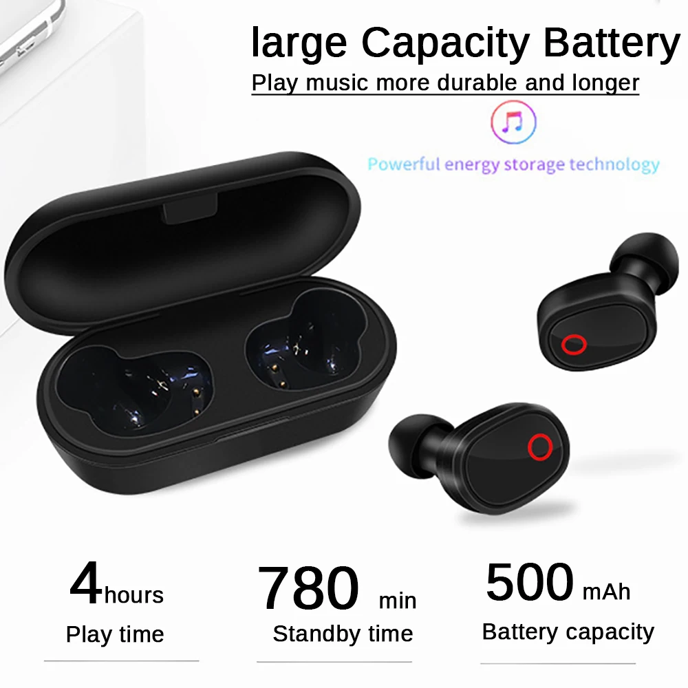 Оригинальные спортивные мини беспроводные TWS наушники A7, Bluetooth V5.0, наушники-вкладыши с микрофоном, наушники-вкладыши для iPhone, Android, Earpod