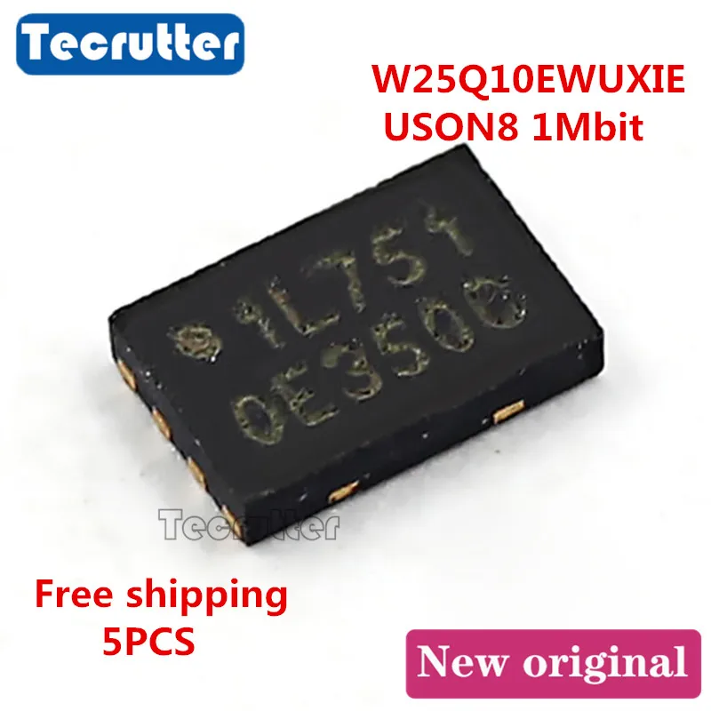 5 шт. W25Q10EWUXIE USON8 2x3 1 8 V Мбит 128kb SPI флэш-25Q10 W25Q10 | Электроника