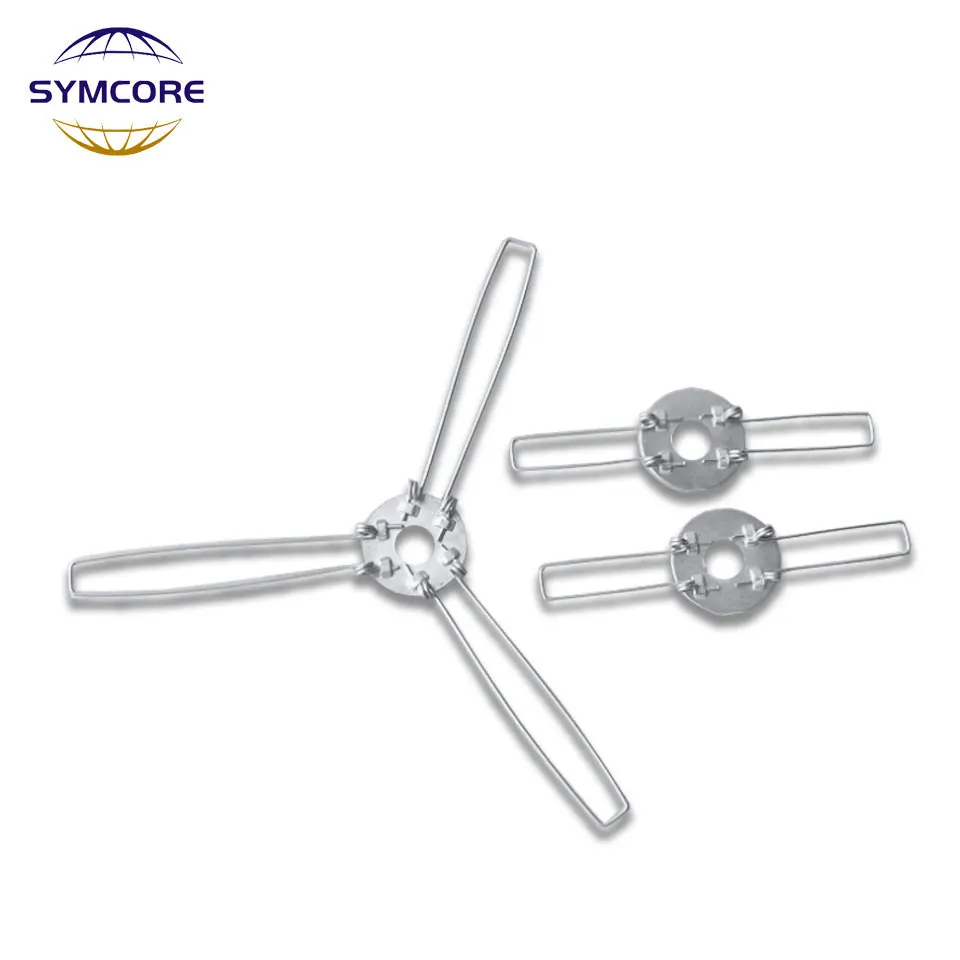 LED Lamp Accessories Ceiling Pendant Light 10pcs 2-forks 3-forks Galvanized Fixing Spring Clip Spring Buckle For Fixing Lampshade Shrapnel DIY For Pandent Lamps