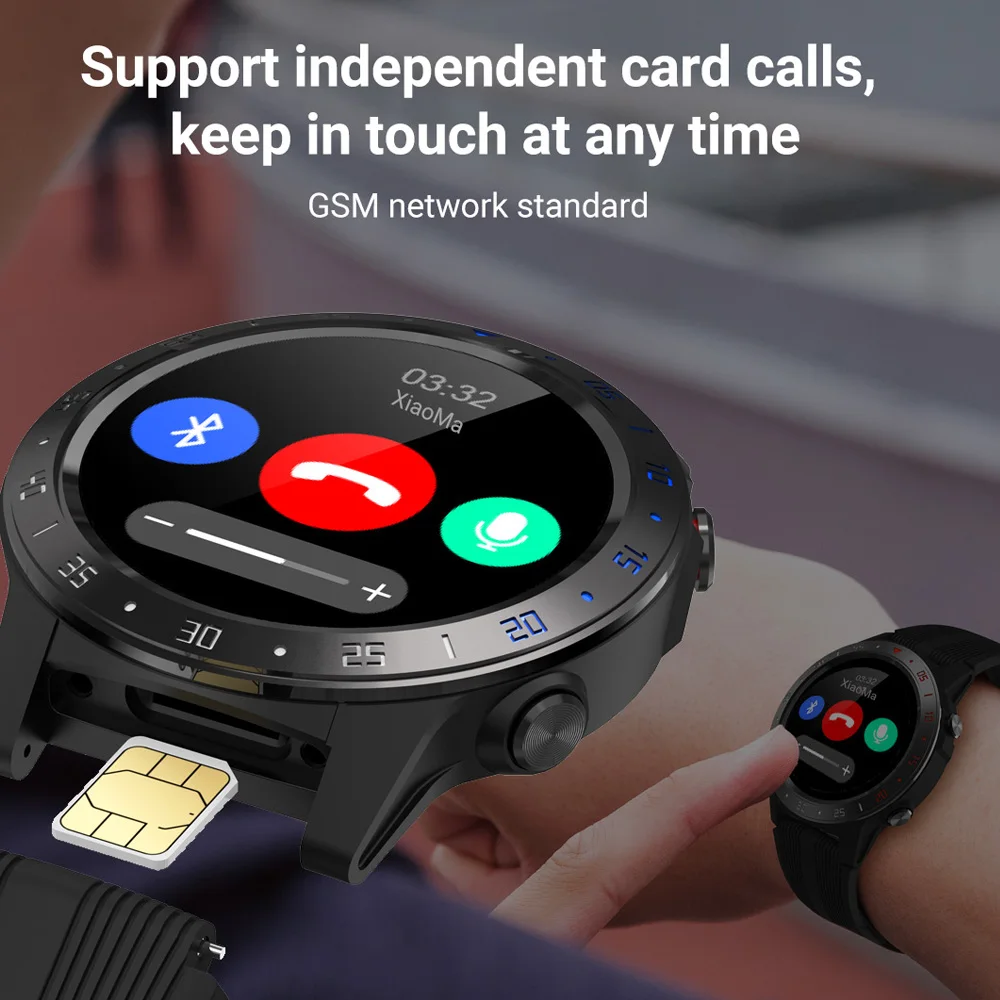 Torntisc 2G Смарт-часы Android gps Bluetooth Sim карта альтиметр барометр поддержка пульса монитор артериального давления умные часы