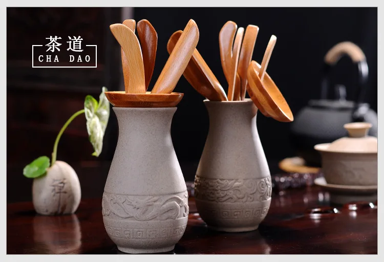 Wholesale Tea Set Accessories Ceramic Tea Ceremony Liujunzi Kung Fu Tea Set Accessories Tea Ceremony Set Retro Stoneware