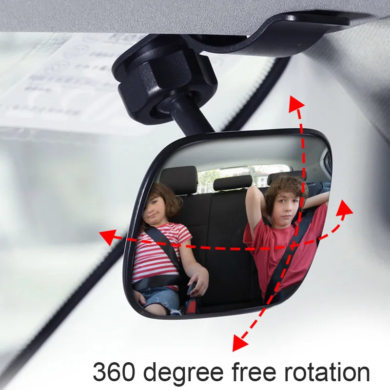 Baby Car Mirror Cartoon Car Back Seat Rear View Facing Headrest Mount Child Kids Infant Baby Safety Monitor Accessories