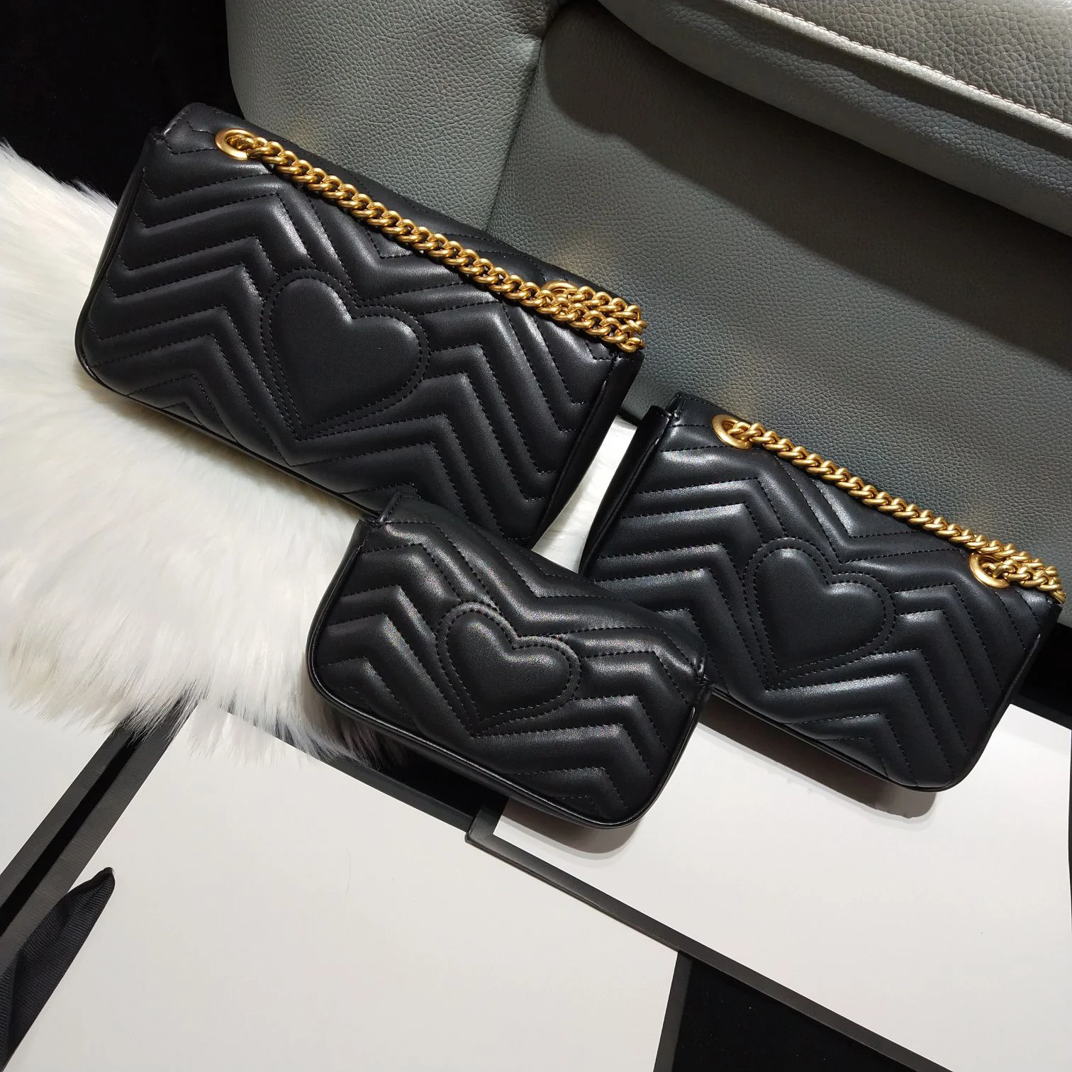 Real Leather Bags Luxury Design Brand Ladies Handbags Women New Style Popular Classic Fashion |