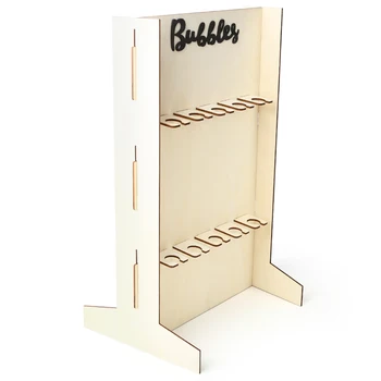 

Wooden Champagne Holder Wine Bottle Display Rack for Wedding Birthday Party