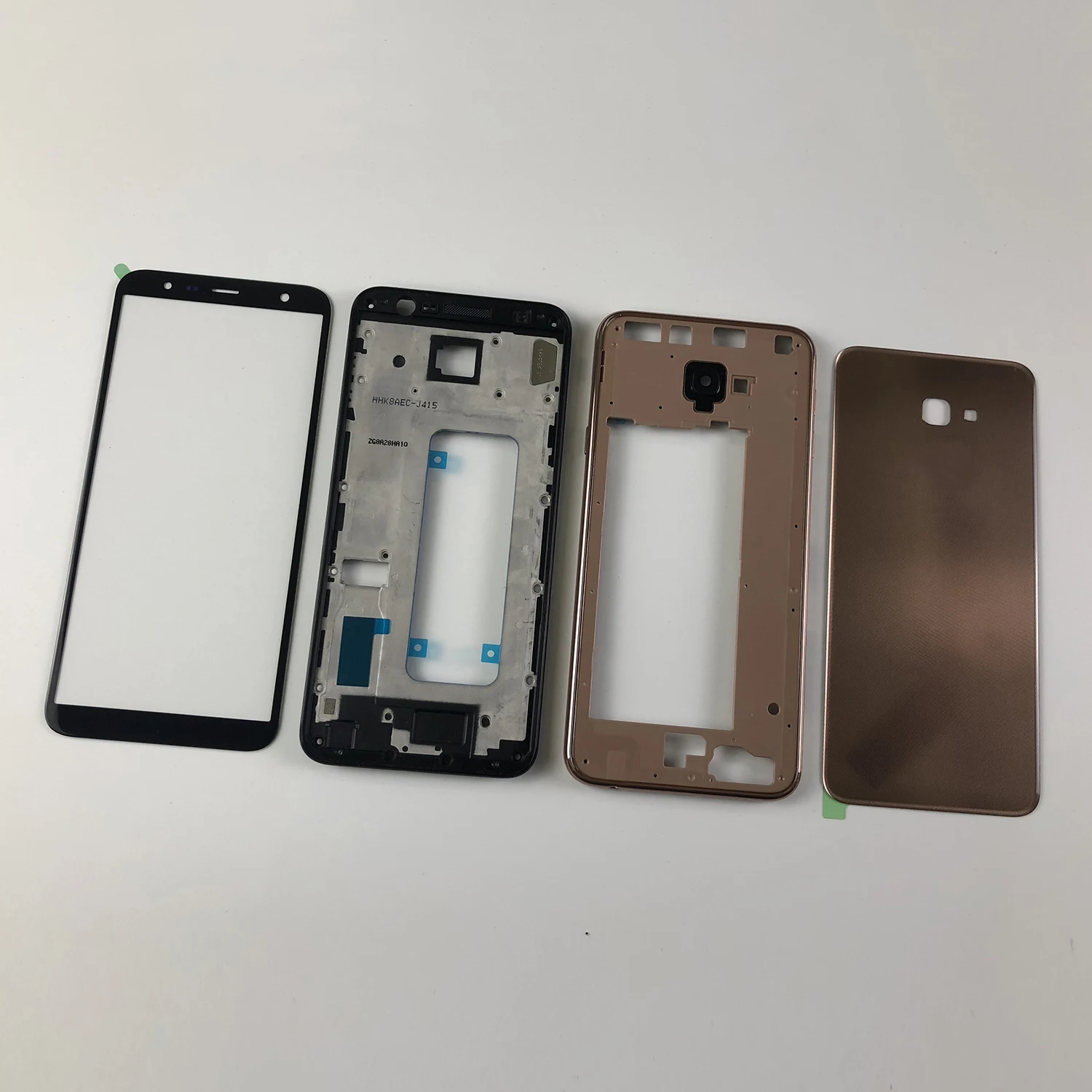 Для samsung Galaxy J4+ J4 Plus J415 J415F ЖК-панель с сенсорным экраном+ полный корпус Передняя средняя рамка Задняя крышка батареи(без lcd