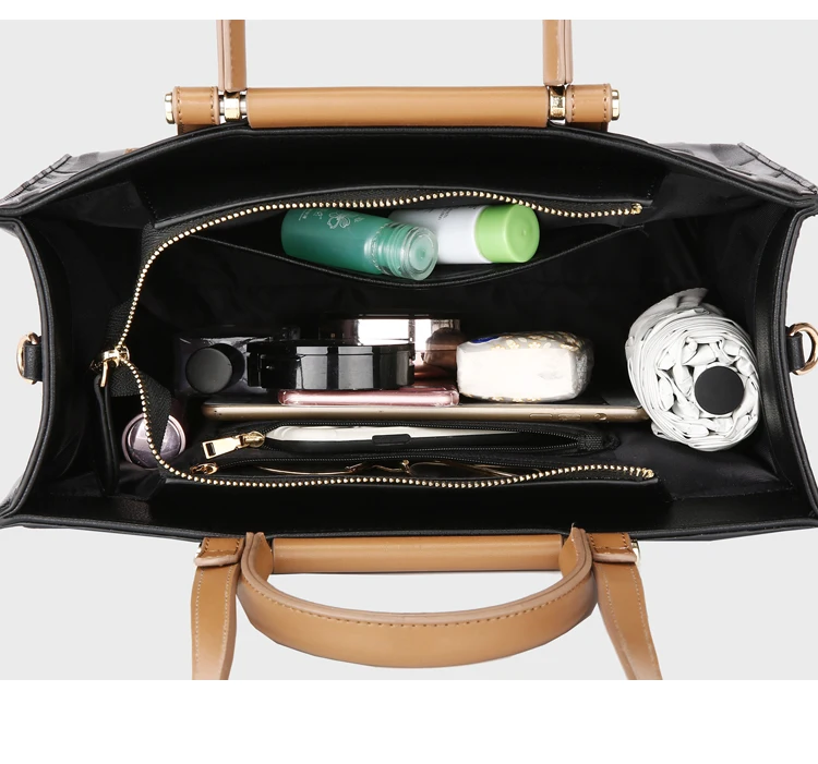 Роскошные винтажные сумки большой емкости Женские кожаные большие сумки женская сумка через плечо простая Дамская Роскошная брендовая сумка