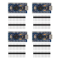 Micro Micro USB Pro 5V 16MHz, 4 pièces, Micro contrôleur de développement avec tête de broche 