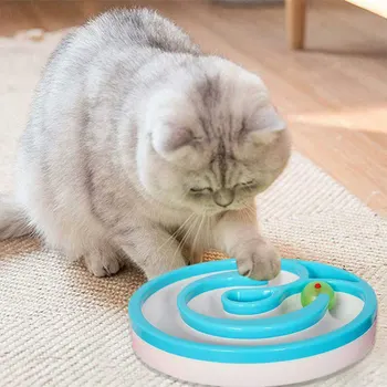 

Pets Cat Dog Slow Food Bowl Feeder Rolling Ball Sound Toys Pet Supplies QP2