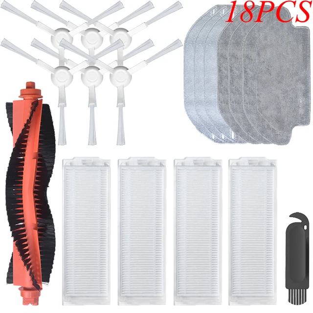 For Xiaomi Mijia Mop Pro STYTJ02YM VIOMI V3 SE V2 PRORobot Vacuum Cleaner Main/Side Brush Hepa Filter home appliance Parts 18PCS