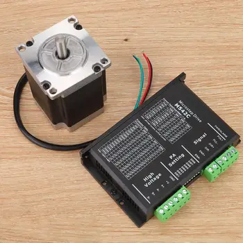 

M542C Stepper Driver 57CM23 Motor Kit for 2-Phase/4-Phase Hybrid Stepping Motor 2.1N.m(NEMA23)
