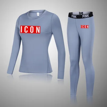 

Winter Women's Thermal Underwear Sets Quick Dry Long Johns winter clothing woman Comfortable Icon Thermo Underwear Suits