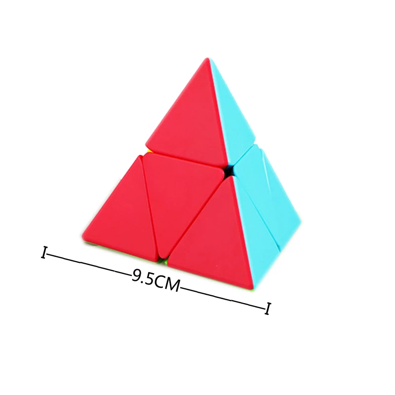 QIYI 2x2 neo, без наклеек, треугольник, магический куб, кубик рубика профессиональная пирамидка головоломка странной формы, Cubo Magico, обучающая игра, детский кубик, игрушка - Цвет: Stickerless