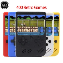 Console di gioco retrò Mini portatile portatile classico 400 giochi Pad Controller per lettore di macchine LCD a colori da 3 pollici maniglia singola/doppia
